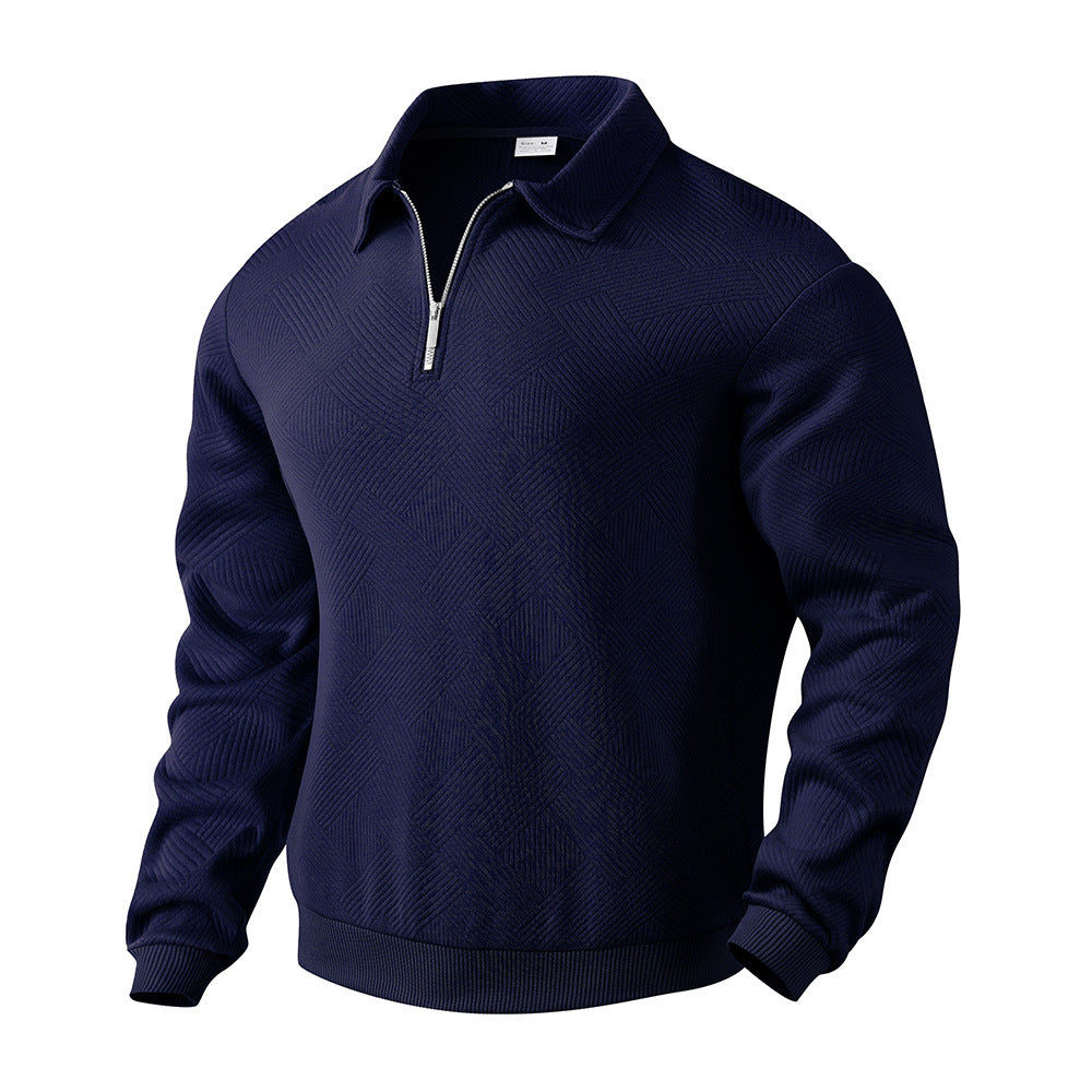 "Jacquard" Halb-Zipper