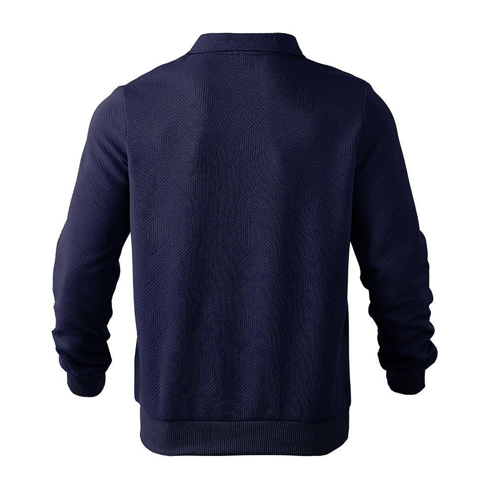 "Jacquard" Halb-Zipper