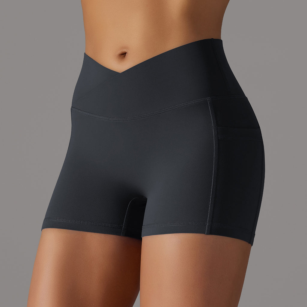 "YOGA" Gym Shorts